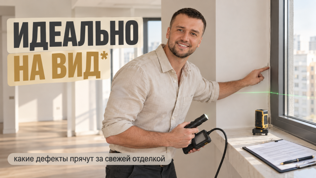 Приемка квартиры в ЖК Событие: 5 скрытых дефектов отделки
