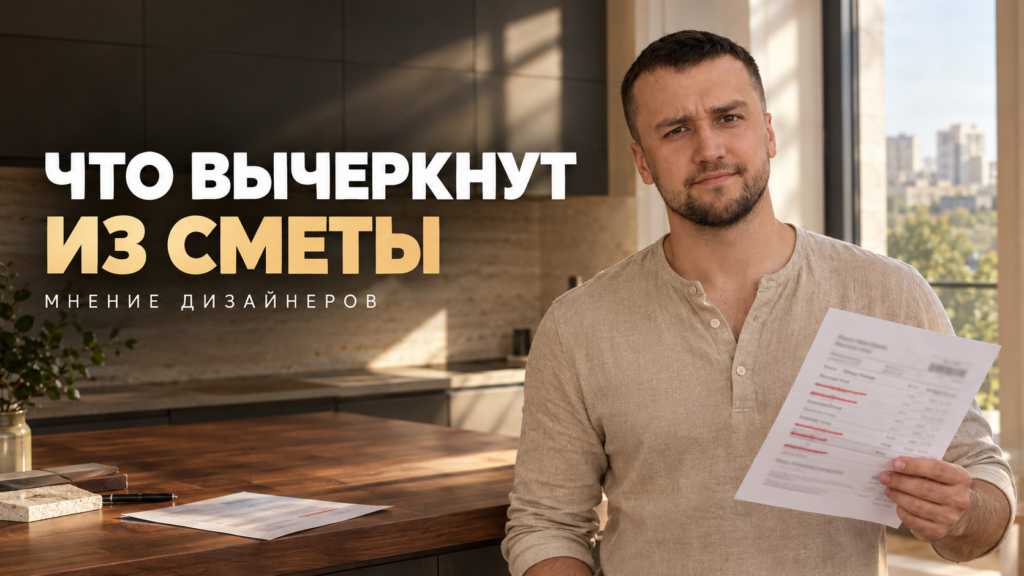 Что дизайнеры вычеркивают из сметы на ремонт квартиры в новостройке