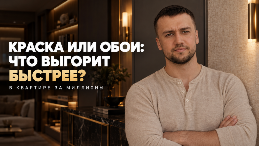 Краска или обои: что дольше выглядит дорого в квартире за миллионы