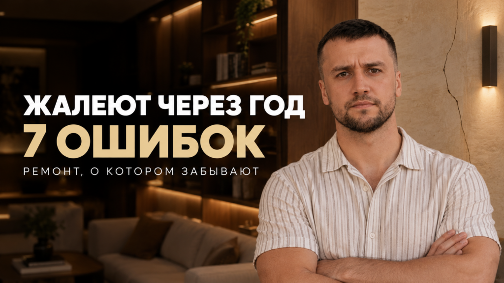 7 ошибок в ремонте, о которых заказчики жалеют через год после заезда